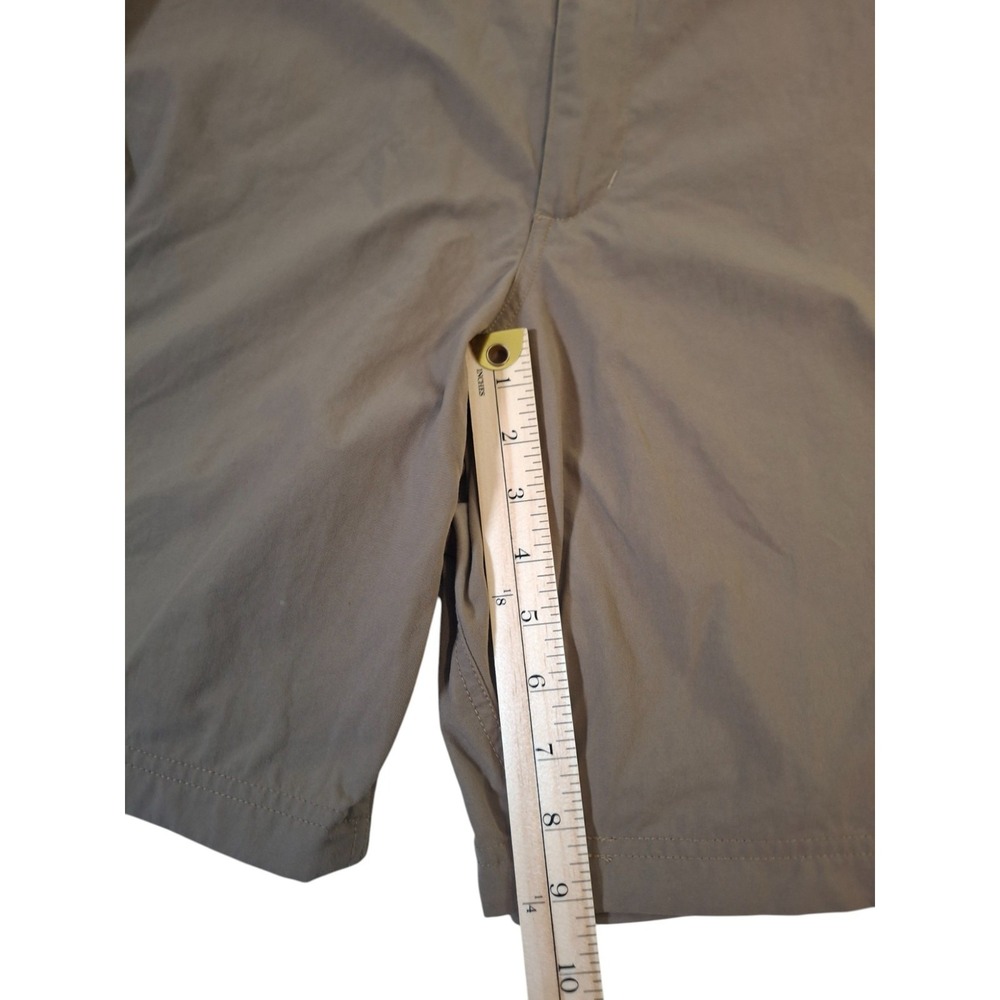 Duluth Trading Dry on the Fly Cargo Shorts Men's 3XL Brown Nylon 9" Inseam - Picture 7 of 9